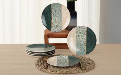 Dessert plates 6 parts Mediterraneo Dessert plates 6 parts